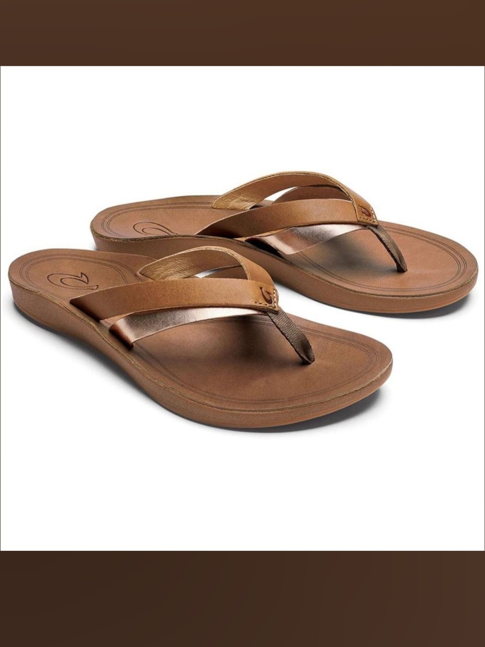 Olukai Kaekae Women's Leather Sandals Size 7